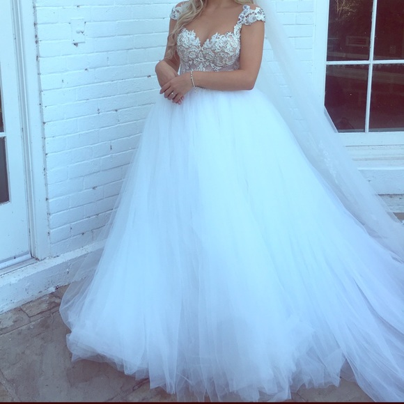 Wedding Dress Lorenzi Rossi MillaNova Ivory Deniz Size 38 - Picture 4 of 14